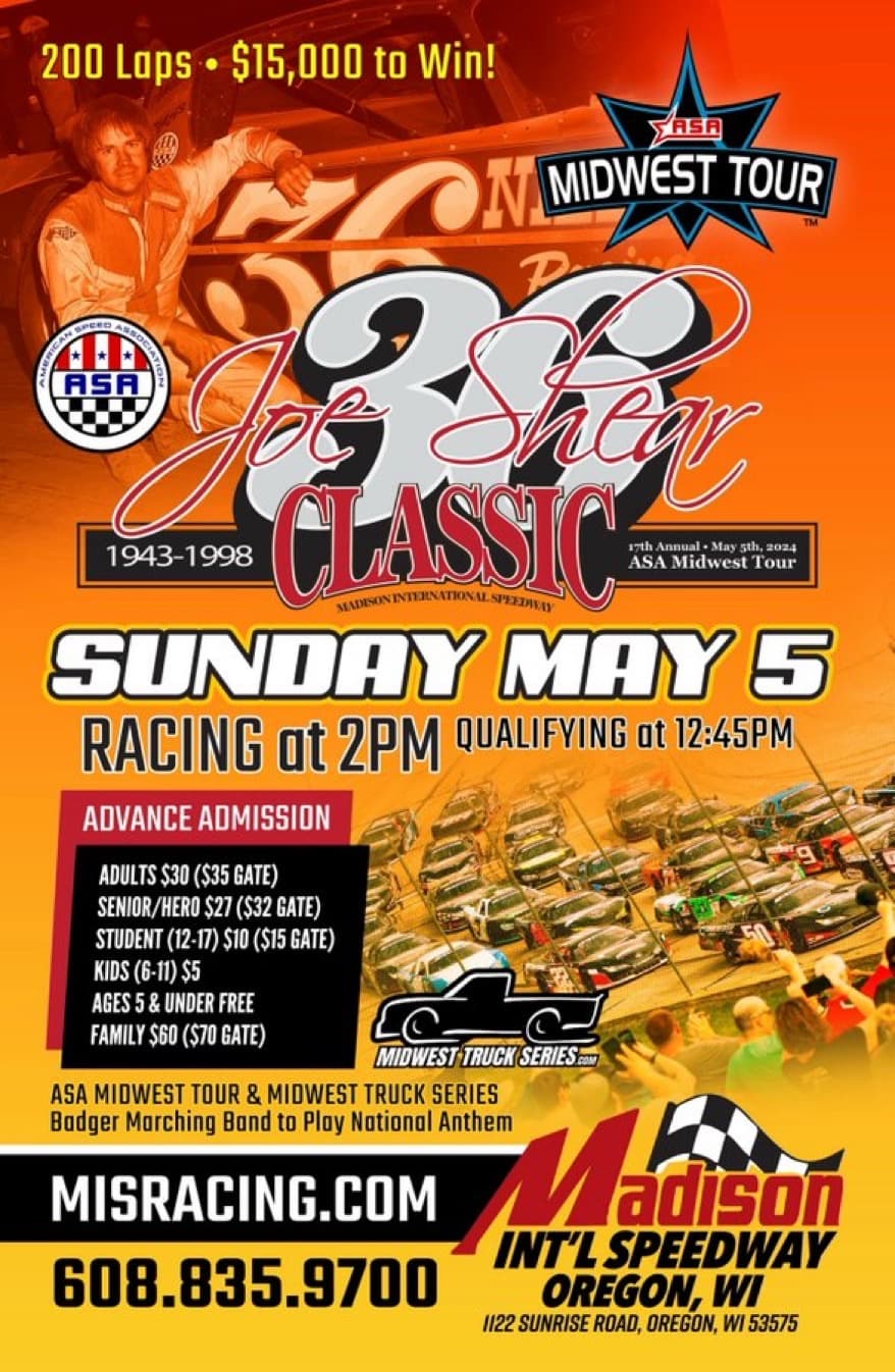 Joe Shear Classic 200 promo